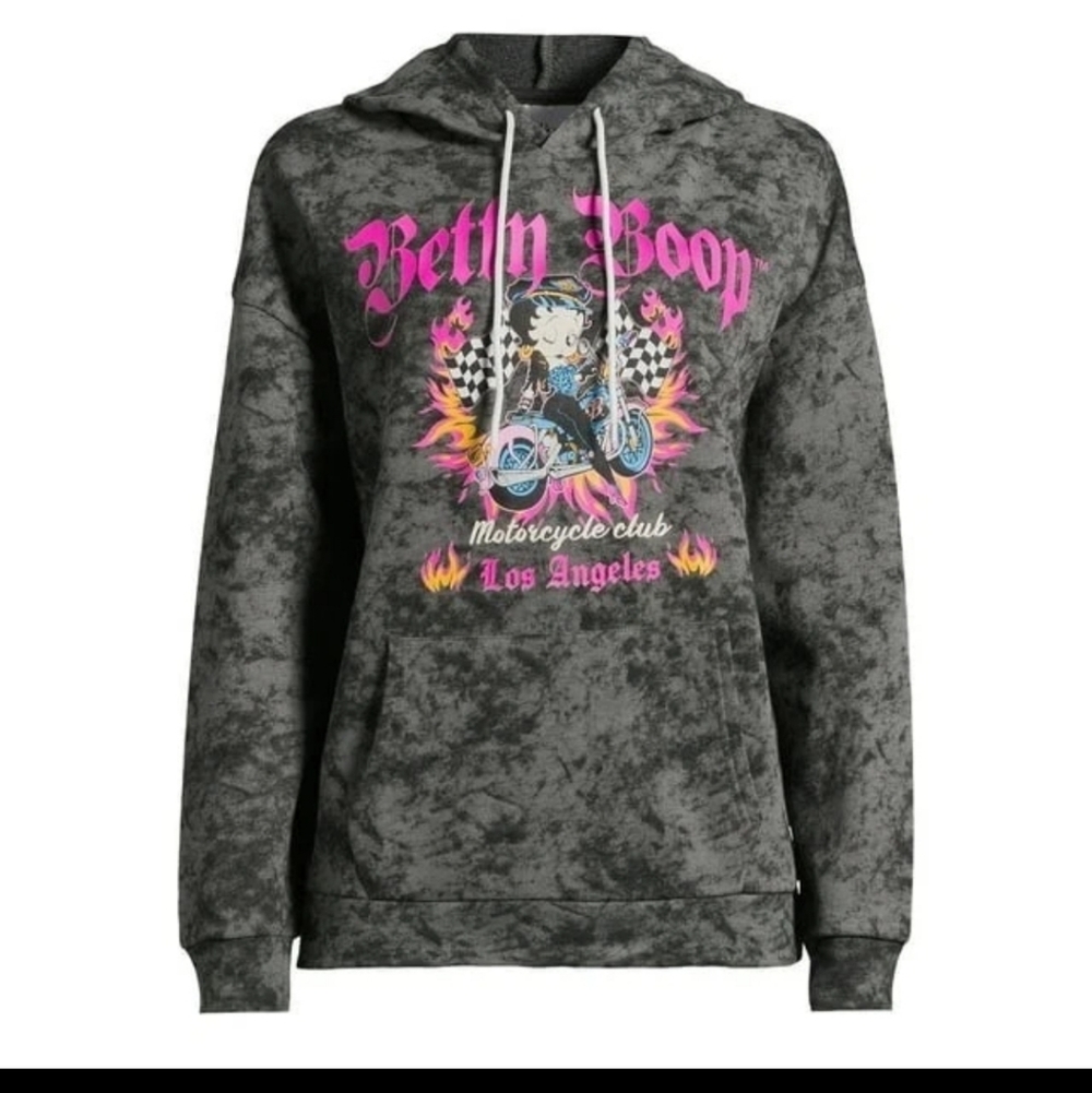 Betty Boop Graphic Hoodie Size Med